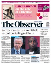 The Observer () Newspaper Front Page for 12 February 2023