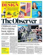 The Observer () Newspaper Front Page for 14 June 2020