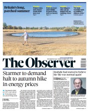The Observer () Newspaper Front Page for 14 August 2022