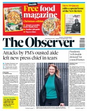 The Observer () Newspaper Front Page for 15 November 2020