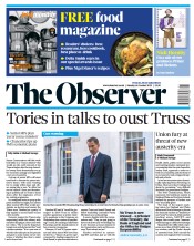 The Observer () Newspaper Front Page for 16 October 2022