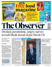 The Observer () Newspaper Front Page for 16 June 2019