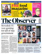 The Observer () Newspaper Front Page for 17 March 2019