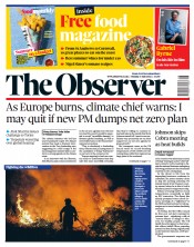 The Observer () Newspaper Front Page for 17 July 2022
