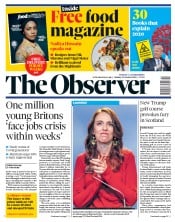 The Observer () Newspaper Front Page for 18 October 2020