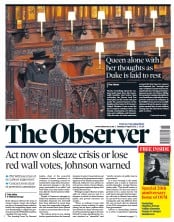 The Observer () Newspaper Front Page for 18 April 2021