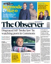 The Observer () Newspaper Front Page for 1 May 2022