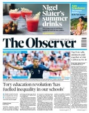 The Observer () Newspaper Front Page for 1 July 2018
