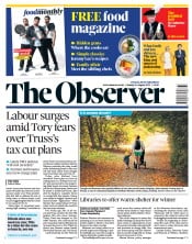 The Observer () Newspaper Front Page for 21 August 2022