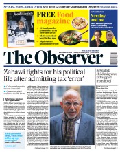 The Observer () Newspaper Front Page for 22 January 2023
