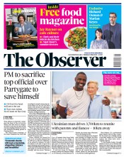 The Observer () Newspaper Front Page for 22 May 2022
