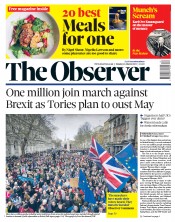 The Observer () Newspaper Front Page for 24 March 2019