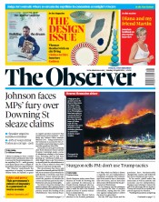The Observer () Newspaper Front Page for 25 April 2021