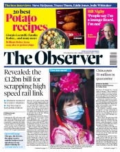 The Observer () Newspaper Front Page for 26 January 2020