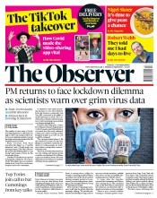 The Observer () Newspaper Front Page for 26 April 2020