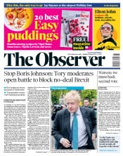 The Observer () Newspaper Front Page for 26 May 2019