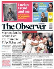 The Observer () Newspaper Front Page for 27 October 2019