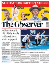 The Observer () Newspaper Front Page for 28 June 2020