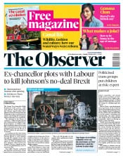 The Observer () Newspaper Front Page for 28 July 2019
