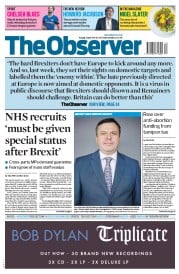 The Observer () Newspaper Front Page for 2 April 2017