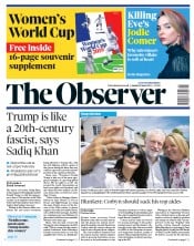 The Observer () Newspaper Front Page for 2 June 2019