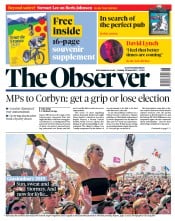 The Observer () Newspaper Front Page for 30 June 2019
