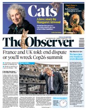 The Observer () Newspaper Front Page for 31 October 2021