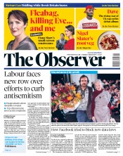 The Observer () Newspaper Front Page for 3 March 2019