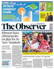 The Observer () Newspaper Front Page for 3 July 2022