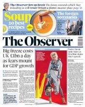The Observer () Newspaper Front Page for 4 March 2018