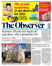 The Observer () Newspaper Front Page for 4 April 2021