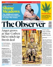 The Observer () Newspaper Front Page for 5 May 2019
