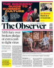 The Observer () Newspaper Front Page for 5 July 2020
