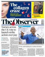 The Observer () Newspaper Front Page for 6 November 2022