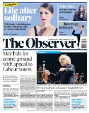 The Observer () Newspaper Front Page for 7 October 2018