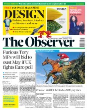 The Observer () Newspaper Front Page for 7 April 2019