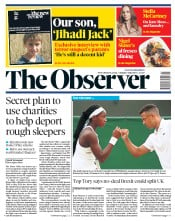 The Observer () Newspaper Front Page for 7 July 2019