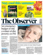 The Observer () Newspaper Front Page for 7 August 2022