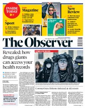 The Observer () Newspaper Front Page for 9 February 2020