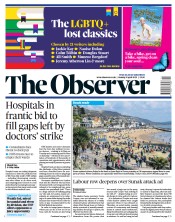 The Observer () Newspaper Front Page for 9 April 2023