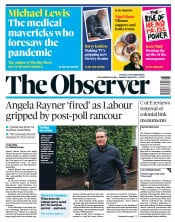The Observer () Newspaper Front Page for 9 May 2021