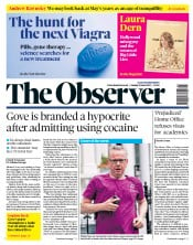 The Observer () Newspaper Front Page for 9 June 2019