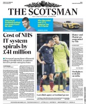 The Scotsman () Newspaper Front Page for 10 October 2015