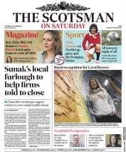 The Scotsman () Newspaper Front Page for 10 October 2020