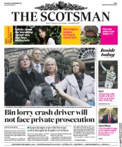The Scotsman () Newspaper Front Page for 10 December 2016