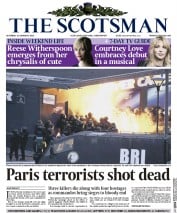 The Scotsman () Newspaper Front Page for 10 January 2015