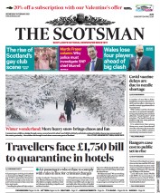 The Scotsman () Newspaper Front Page for 10 February 2021