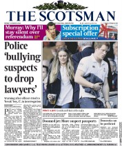 The Scotsman () Newspaper Front Page for 10 March 2014