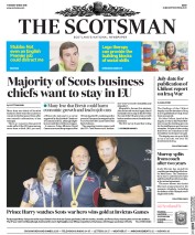 The Scotsman () Newspaper Front Page for 10 May 2016