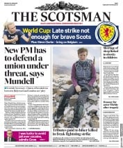 The Scotsman () Newspaper Front Page for 10 June 2019